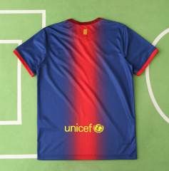12 13 Barcelona retro home soccer jersey
