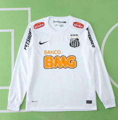 retro 2012 santos home long sleeve jersey