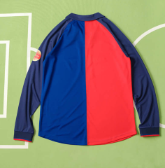 barcelona Centennial commemorative long sleeve soccer jersey