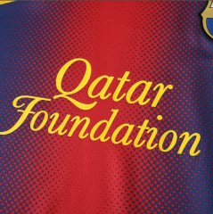 12 13 Barcelona retro home soccer jersey
