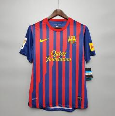 11 12 Barcelona home retro soccer jersey