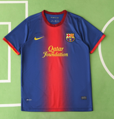 12 13 Barcelona retro home soccer jersey