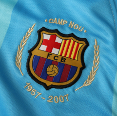 07 08 Barcelona away retro soccer jersey