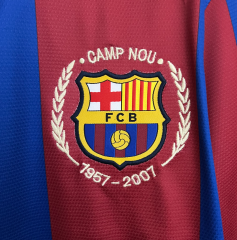 07 08 Barcelona home retro soccer jersey
