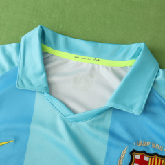07 08 Barcelona away retro soccer jersey