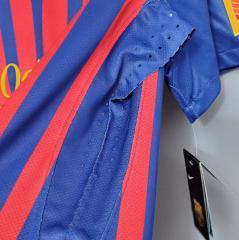 11 12 Barcelona home retro soccer jersey