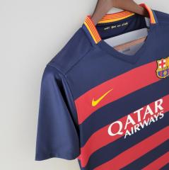 15 16 Barcelona home retro soccer jersey