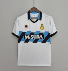 retro 88 89 inter milan away jersey