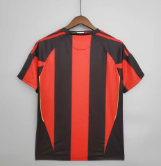 retro 10 11 ac milan home soccer jersey