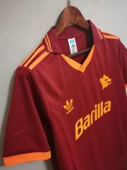 retro 92 94 roma home jersey