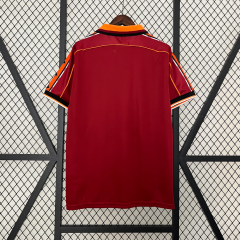 retro 98 99 roma home jersey