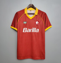 retro 90 91 roma home jersey