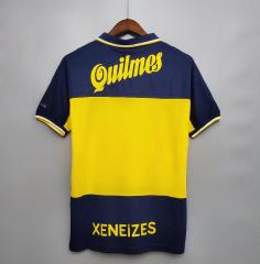 retro 98 99 boca juniors home jersey