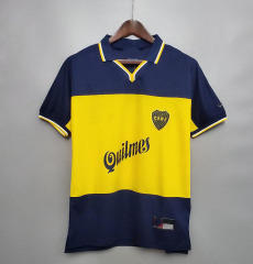 retro 98 99 boca juniors home jersey