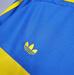 retro 81 82 boca juniors home long sleeve jersey