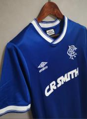 retro 84 87 Rangers FC home jersey