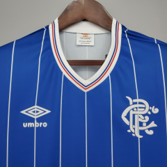 retro 82 83 Rangers FC home jersey