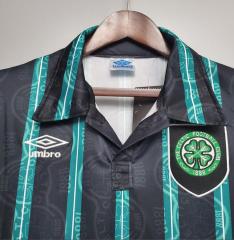 retro 92 93 celtic away jersey