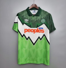 retro 91 92 celtic away jersey