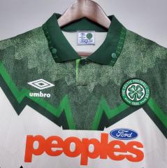 retro 91 92 celtic away jersey