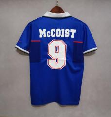 retro 97 99 Rangers FC home jersey