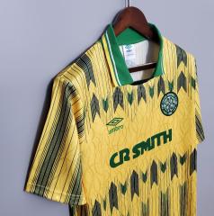 retro 88 91 celtic away jersey