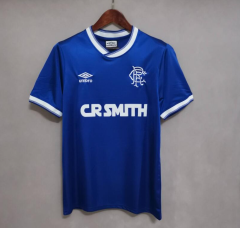retro 84 87 Rangers FC home jersey