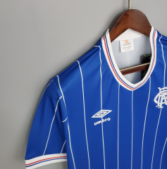 retro 82 83 Rangers FC home jersey