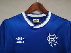 retro 84 87 Rangers FC home jersey
