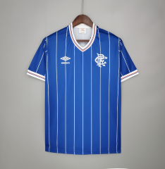 retro 82 83 Rangers FC home jersey