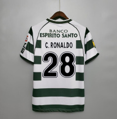 retro 01 03 Sporting cp home jersey