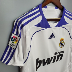 retro 07 08 real madrid home jersey