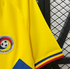 retro 1994 Romania home soccer jersey