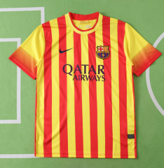 13 14 Barcelona away retro soccer jersey
