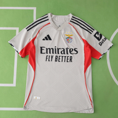 player version 25 26 benfica away jersey men size s-xxl