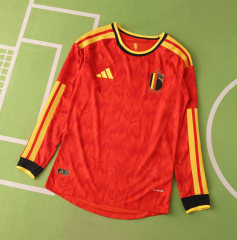 player version 2026 belgium home long sleeve jersey size s-xxl