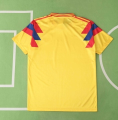 1990 Colombia home retro Fan version jersesy