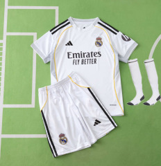 adult kit 25 26 real madrid home jersey with socks