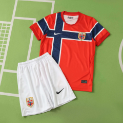 kids kit 2026 Norway home jersey fans version