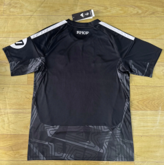26 27 real madrid goalkeeper black jersey fans version men size s-xxl