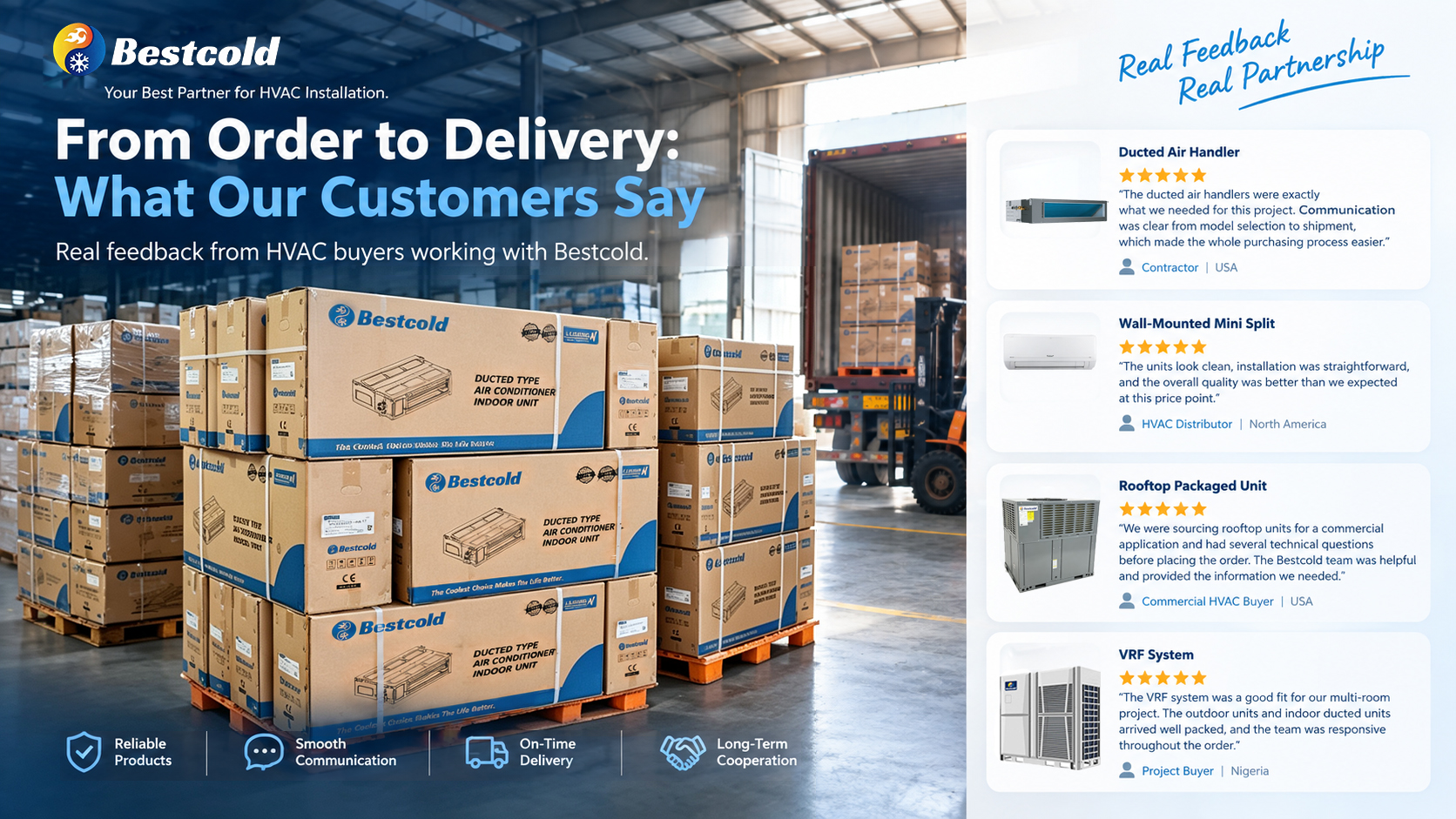 HVAC distributors, contractors, and project buyers rarely choose a supplier based on product specifications alone
