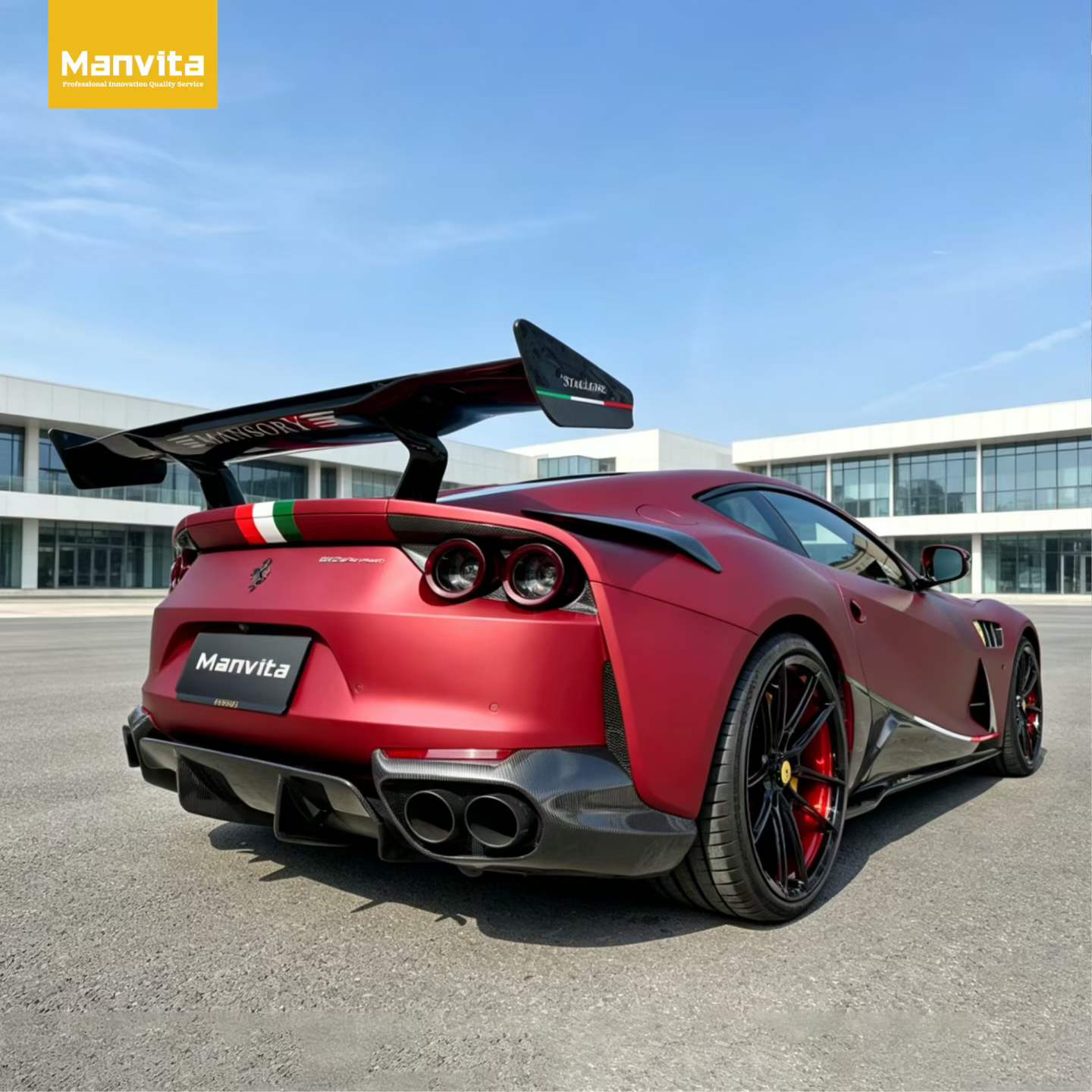 Ferrari 812 dry carbon rear diffuser