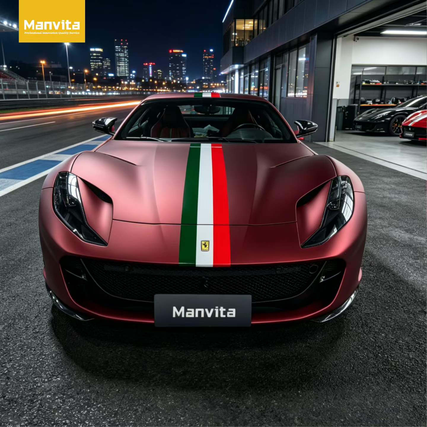 Ferrari 812 Superfast dry carbon front splitter