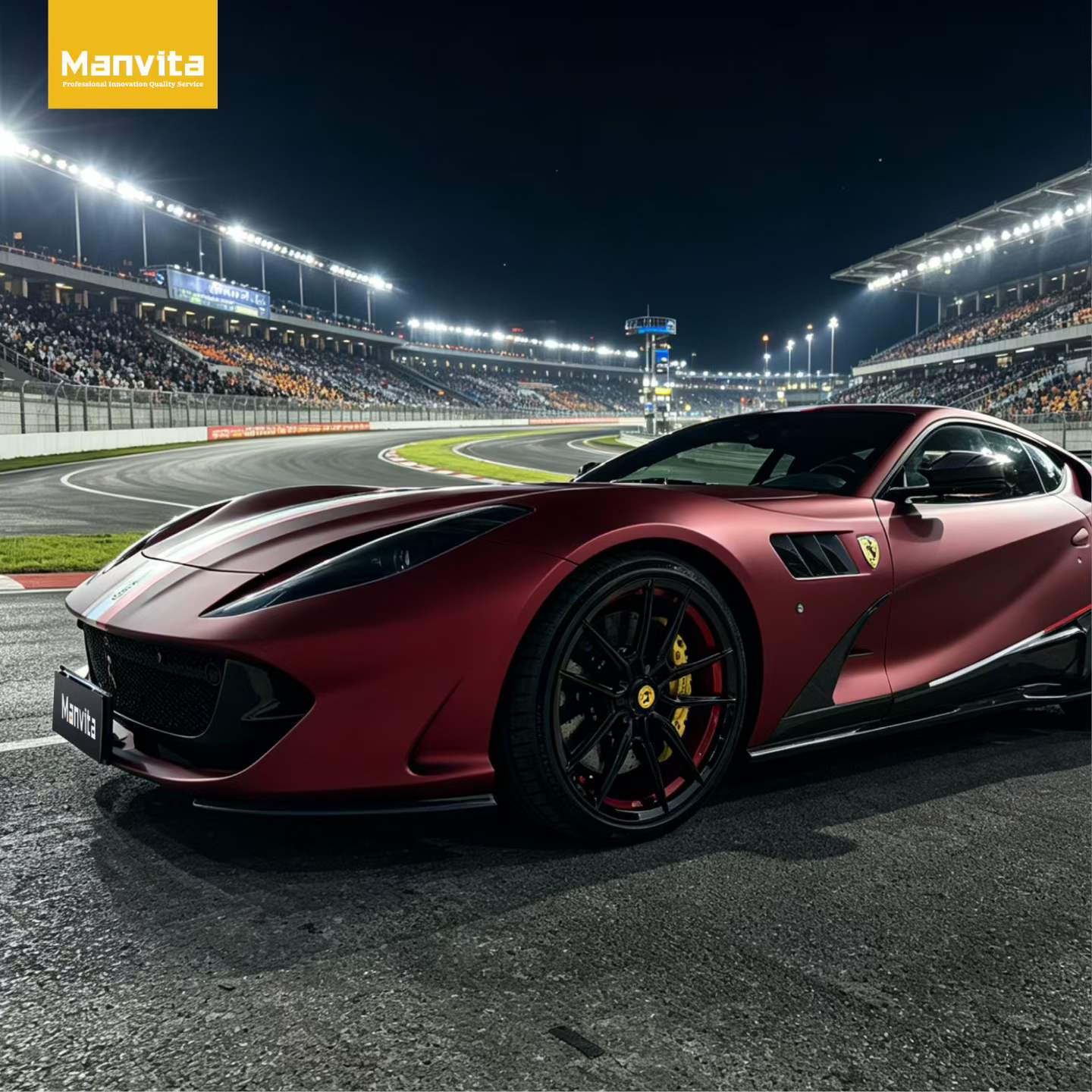 Ferrari 812 Mansory dry carbon hood
