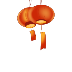 Mosaic - Tiled Chinese Lantern Festival Lantern Icons
