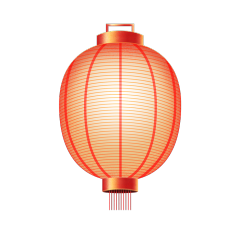 Origami - Style Chinese Lantern Festival Lantern Icons