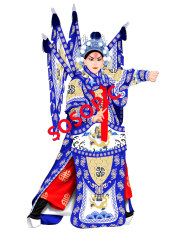 Peking Opera Spirit in Vector: Energetic Traditional Chinese Opera Patterns