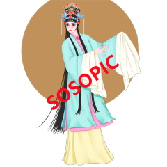 Peking Opera Whimsy: Playful Traditional Chinese Opera Patterns