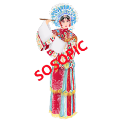 Traditional Chinese Opera: Martial Arts and Chivalry Pattern Assortment