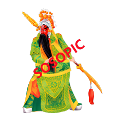 Traditional Chinese Opera: Puppetry Motifs Pattern Collection
